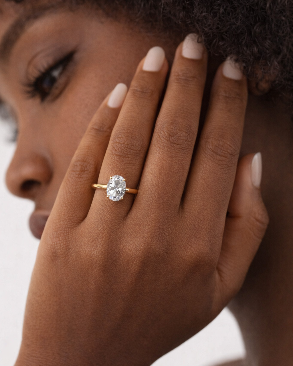 Echo Oval Ring 3ct (Gold)
