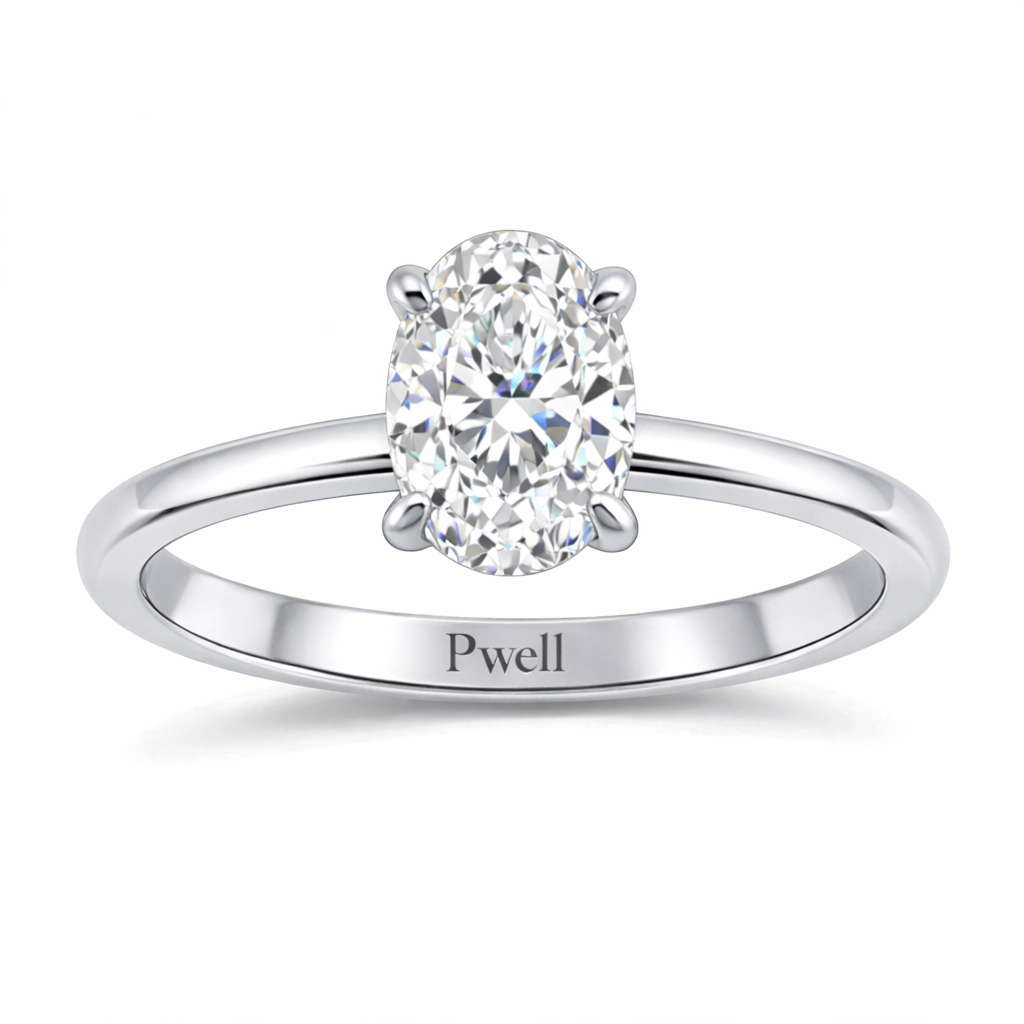 Echo Oval Ring 3ct (Silver)