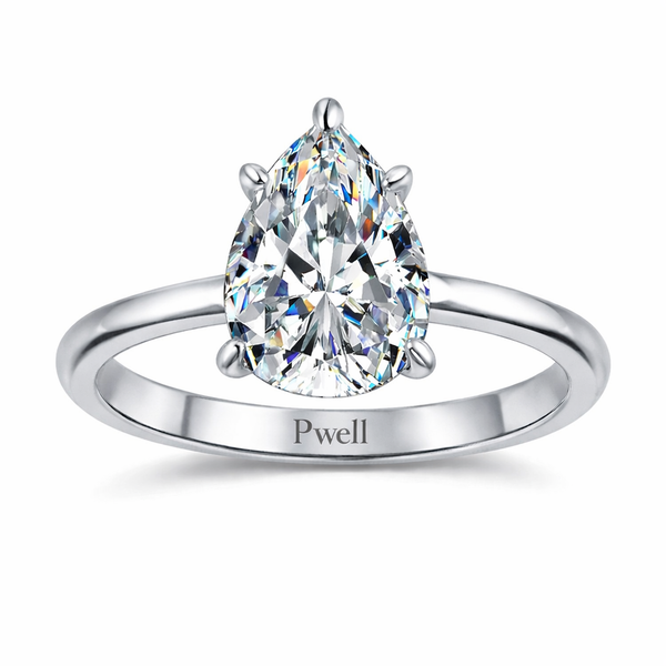 Encore Pear Ring 2ct (Silver)