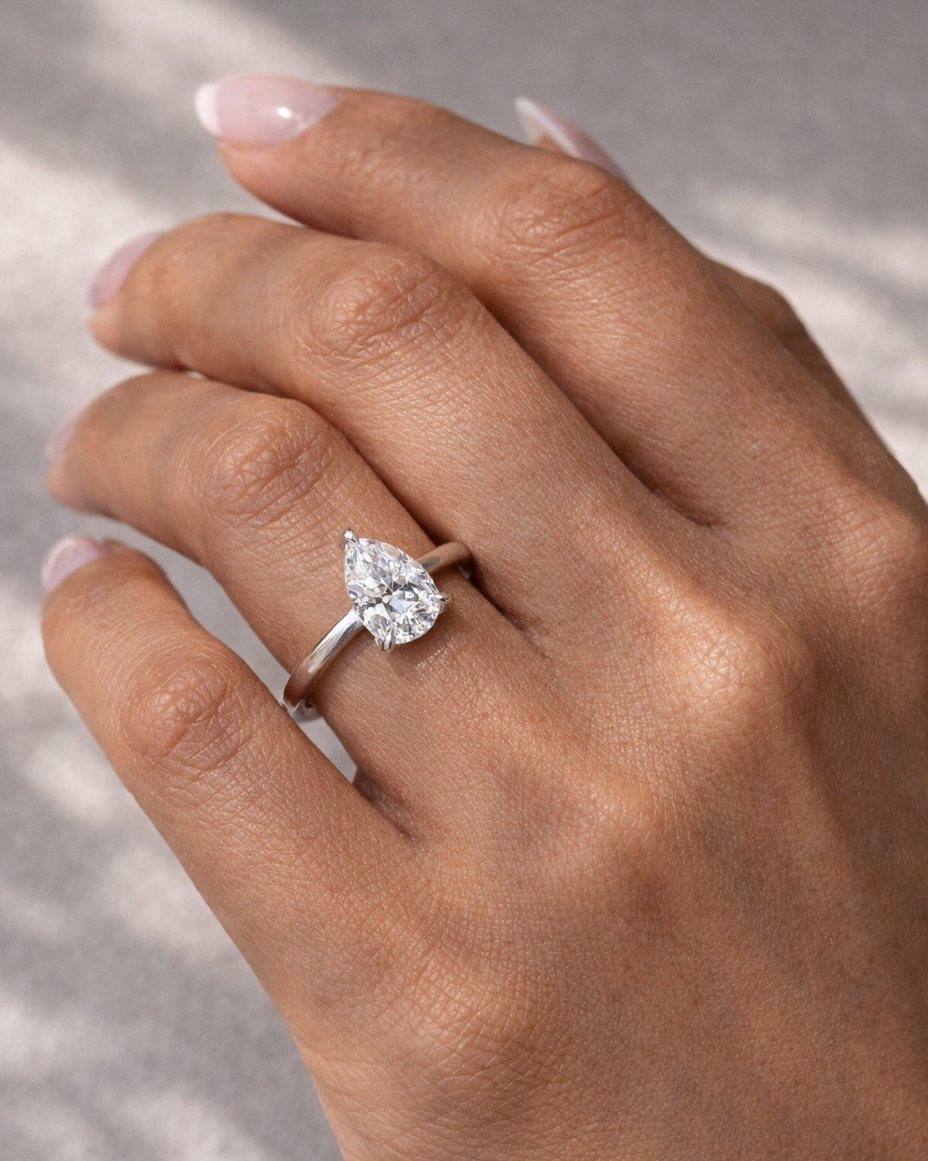 Encore Pear Ring 2ct (Silver)