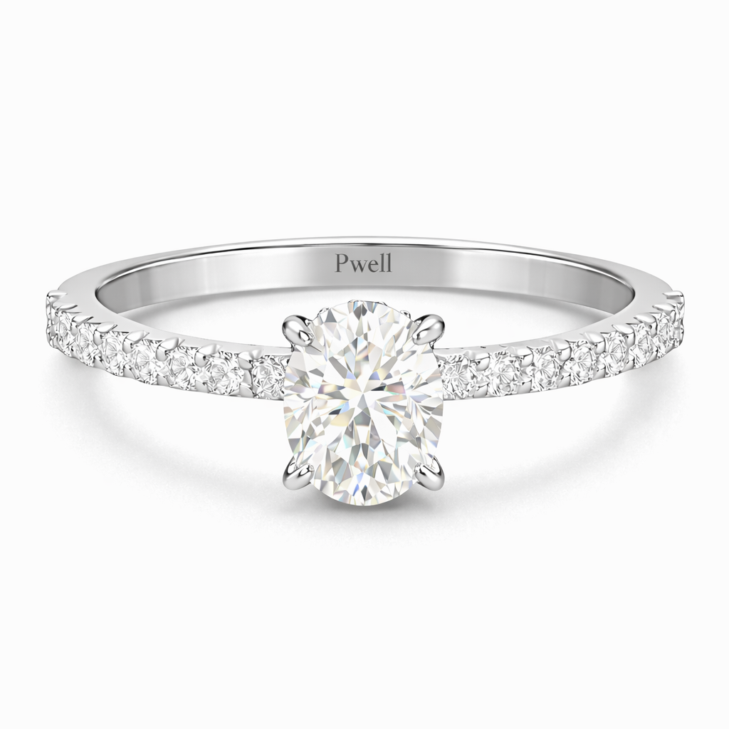 Refrain Oval Ring 2ct (Silver)