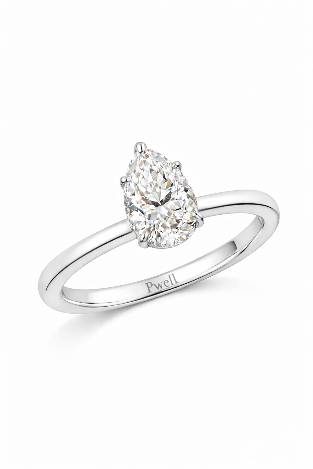 Encore Pear Ring 2ct (Silver)
