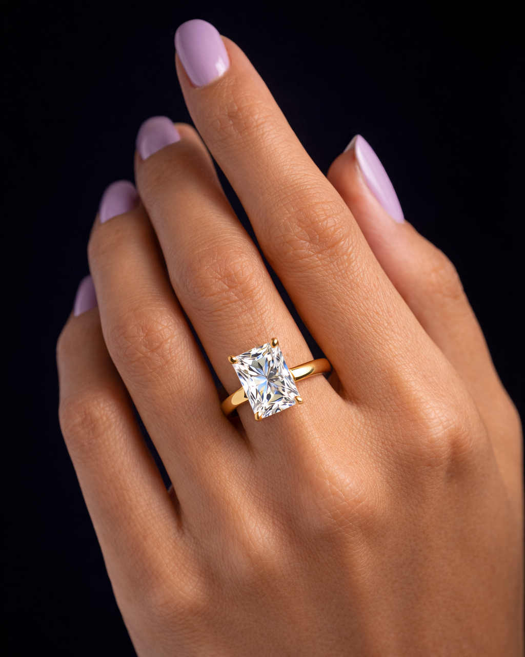 Verse Radiant Ring 2ct (Gold)