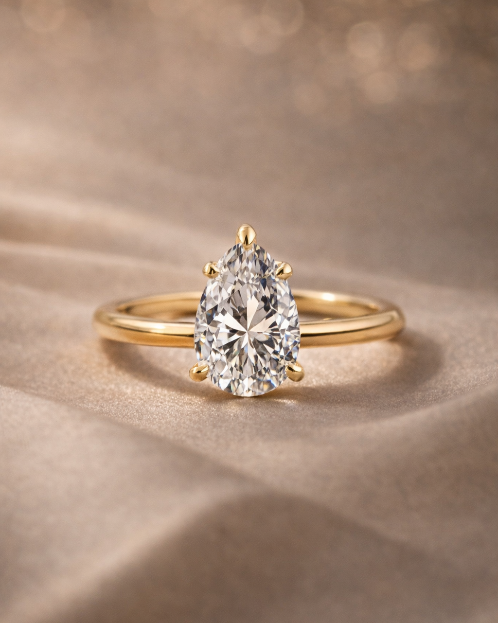 Encore Pear Ring 2ct (Gold)