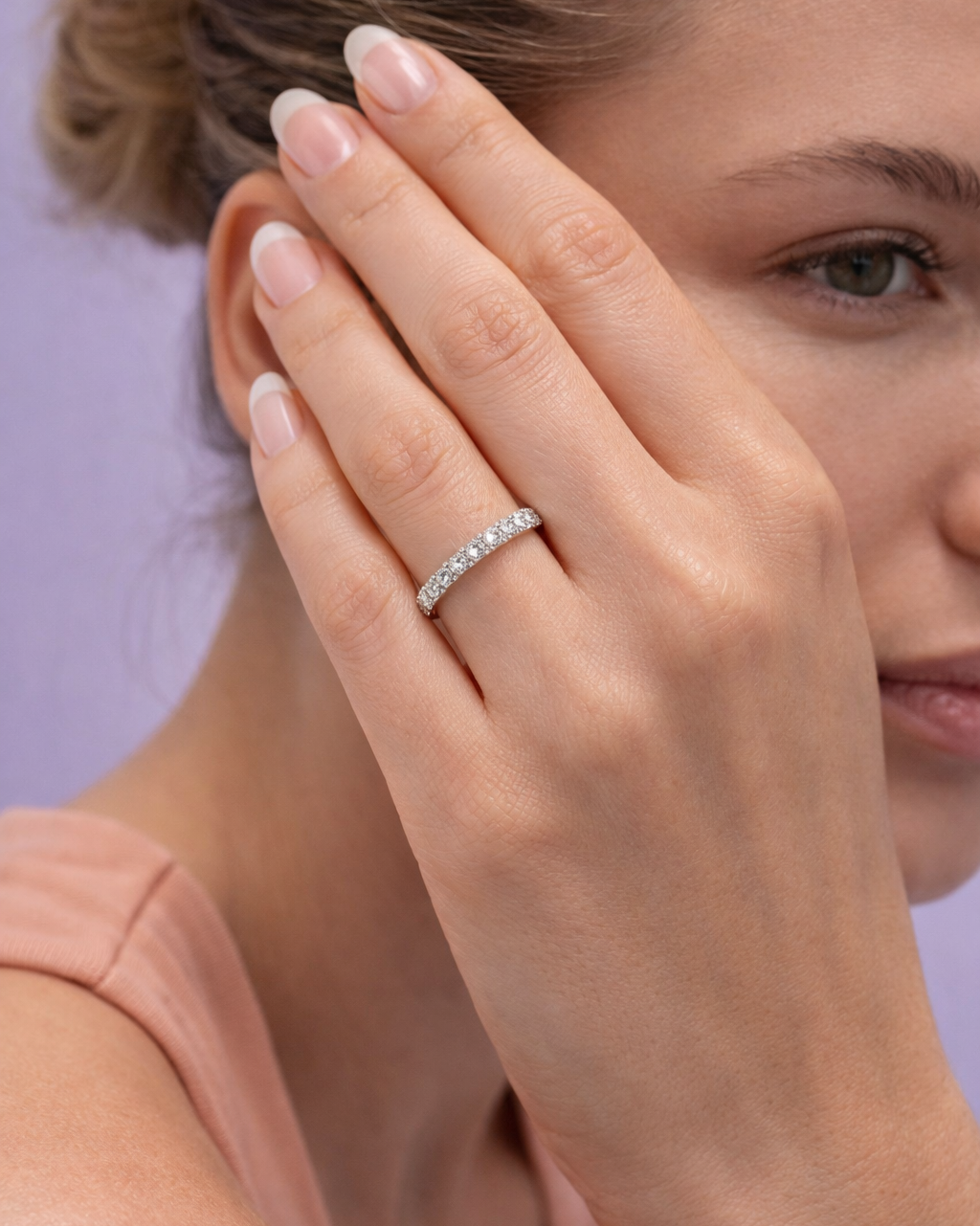 Loop Eternity Band  (Silver)