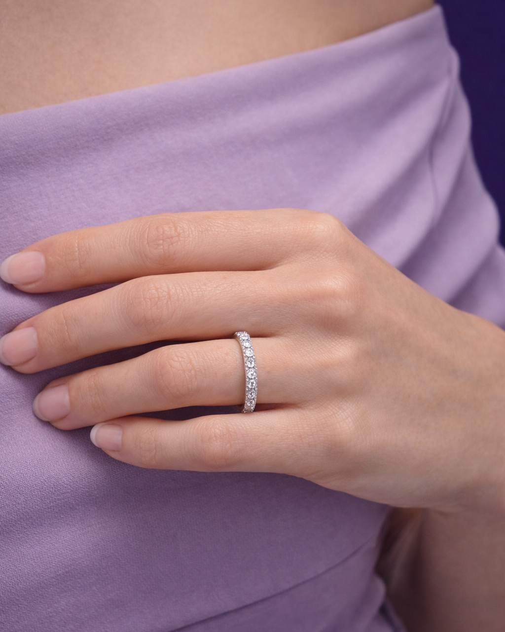 Loop Eternity Band  (Silver)